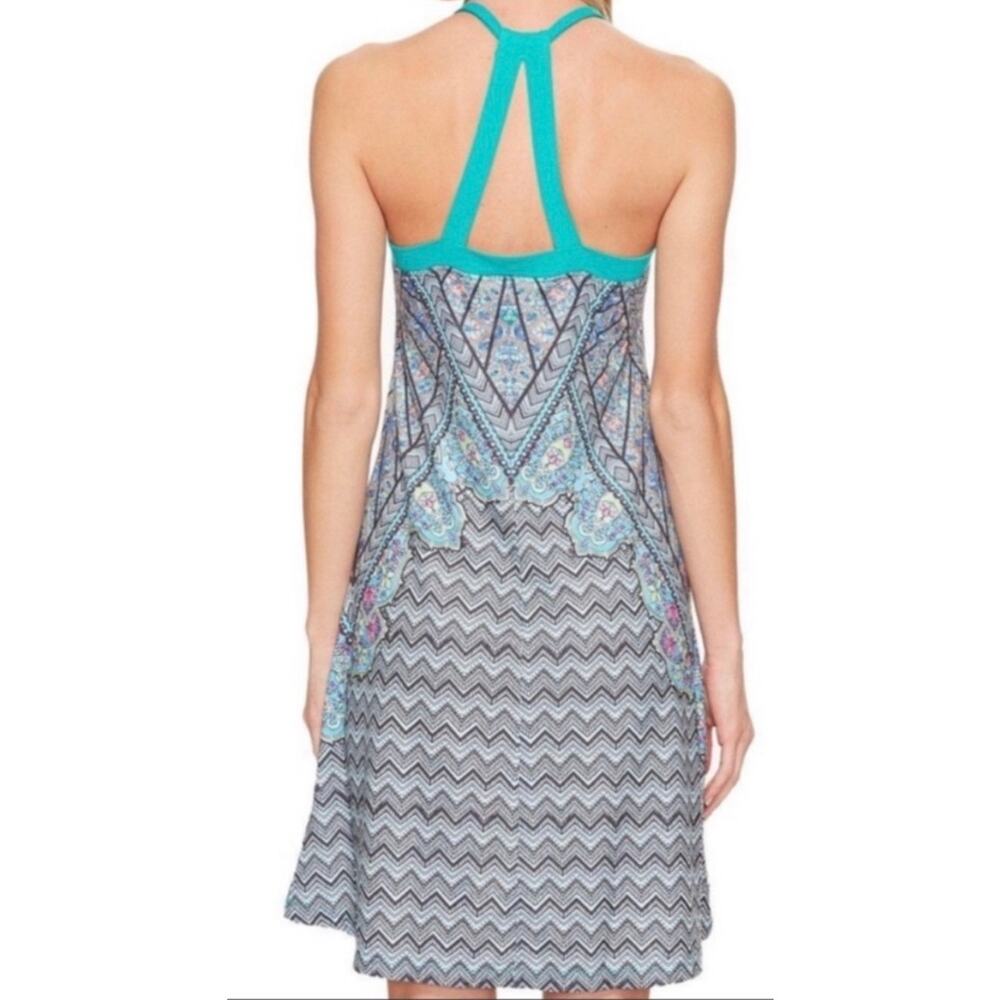 prAna Women’s Dragonfly Samba Quinn Sleeveless Mini Dress Medium Gorpcore Boho
